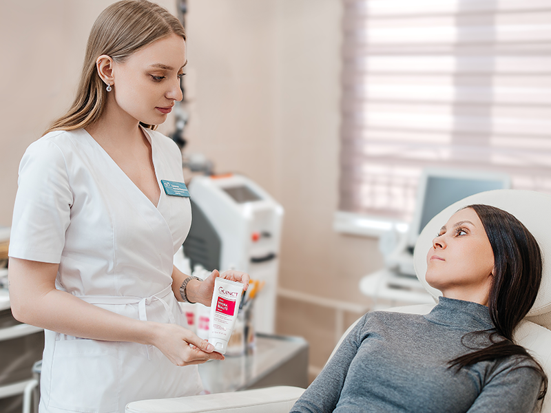 Косметический массаж лица